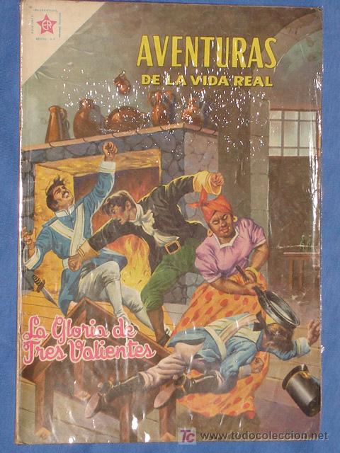 Comics: AVENTURAS DE LA VIDA REAL N&deg; 36 - LA GLORIA DE TRES VALIENTES  (PER&Uacute;) *NOVARO*( FOTOS ADICIONALES )